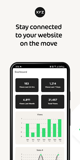 Android application My Site screenshort