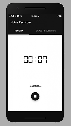 Android application Smart Voice Recorder screenshort
