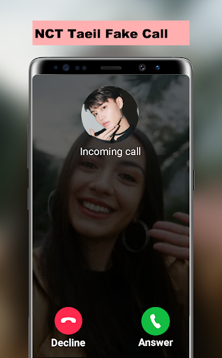 Android application NCT Taeil Fake Call screenshort