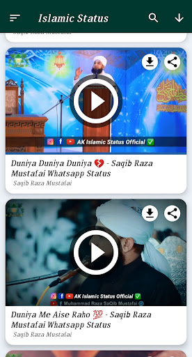 Android application Deeni Status App screenshort