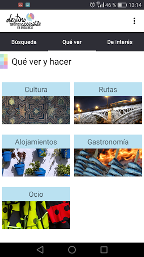 Android application Turismo Accesible en Andalucía screenshort