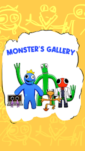 Monster Paint Stencil Art Game