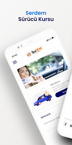 Android application Serdem Sürücü Kursu screenshort