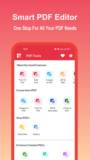 Android application PDF Tools: Merge, Split & Edit screenshort