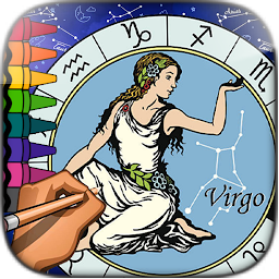 Icon image Zodiac Sign Coloring Pages
