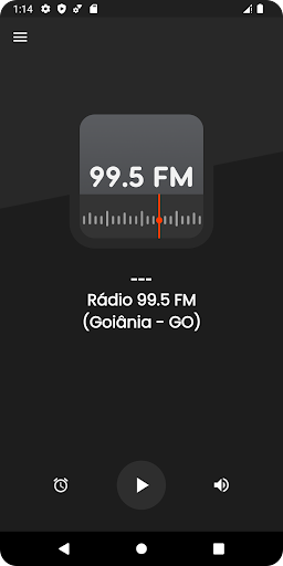 Android application Rádio 99.5 FM (Goiânia) screenshort