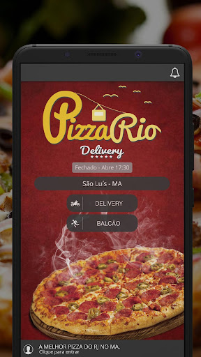 Android application PizzaRio Delivery screenshort