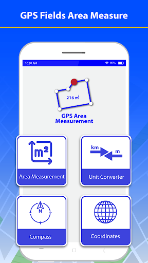 Android application GPS Fields - Area Measure App screenshort