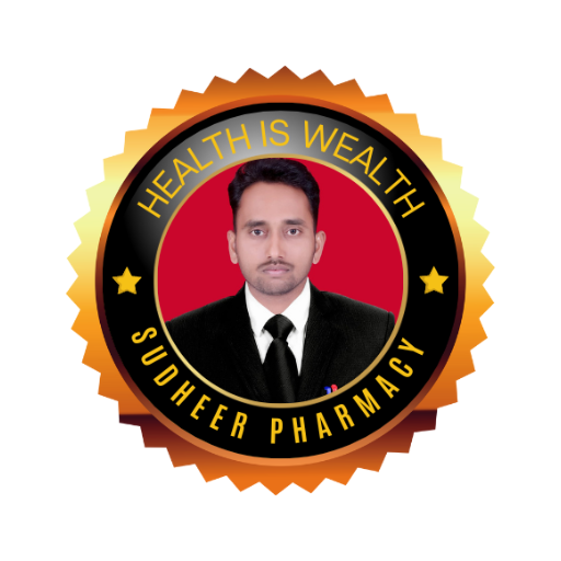 SUDHEER PHARMACY logo