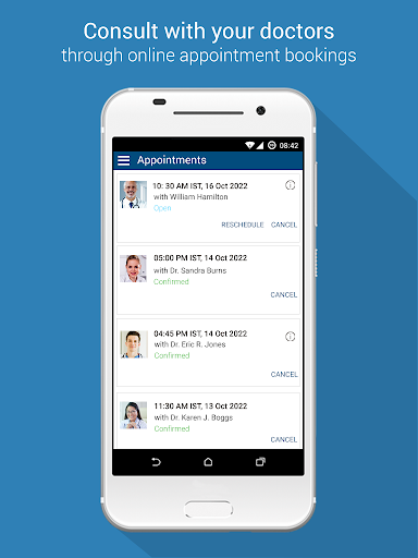 Android application E-consult HG screenshort