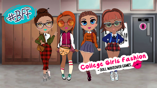 College Girls Fashion - Doll Makeover Games 1.2 APK screenshots 6