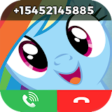 My little sweet pony fake call icon