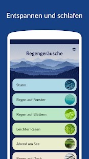Regengeräusche - Relax, Schlaf Screenshot