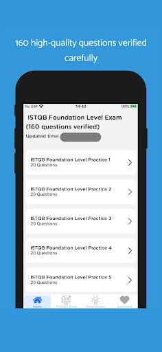 Android application ISTQB Foundation Level 2024 screenshort