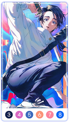 Jujutsu Kaisen Coloring Game - Screenshot 2