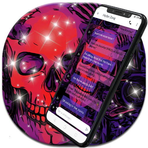 Skull SMS Dual Theme 1.2 Icon