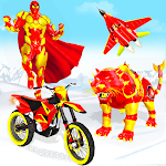 Cover Image of Download Snow Mountain Moto Bike Transform Robot Bike Games 1.0.17 APK