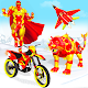 बर्फीला पहाड़ मोटो बाइक रोबोट को बदलना बाइक का खेल विंडोज़ पर डाउनलोड करें