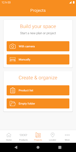 Schluter®-APP Screen 2