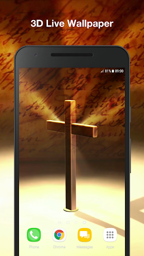Android application Cross Live Wallpaper Pro screenshort
