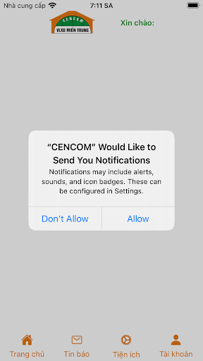 CENCOM Screen 2