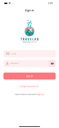 Android application TRAVELAB screenshort