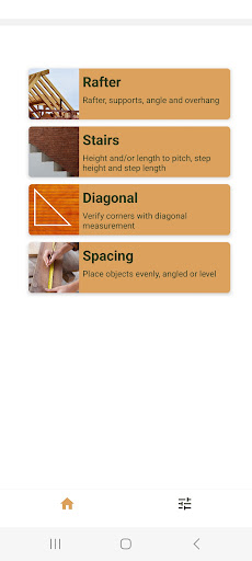 Android application Contractor Calc screenshort