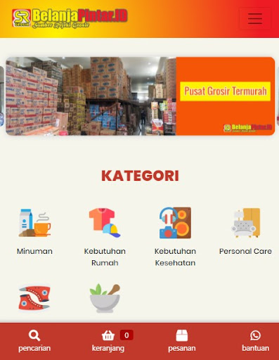 Android application BelanjaPintar.ID screenshort