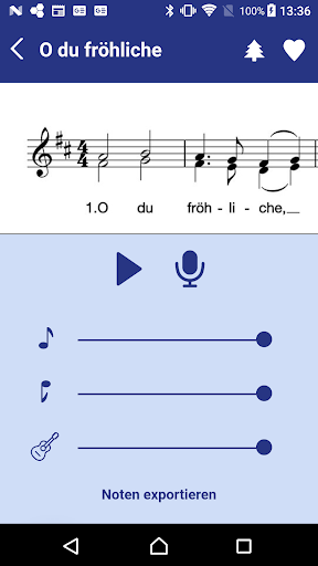 Weihnachtslieder selber singen Screen 3