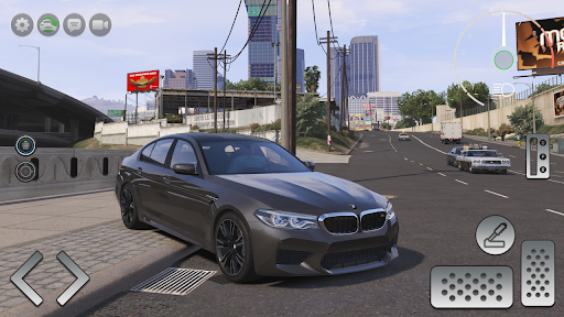 Realistic Simulator BMW M5 Car Screen 3