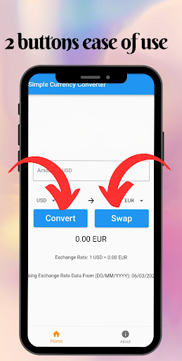 Simple Currency Converter Screen 3