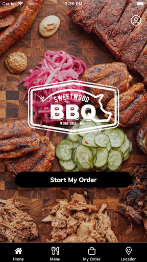 Android application Sweetwood BBQ screenshort