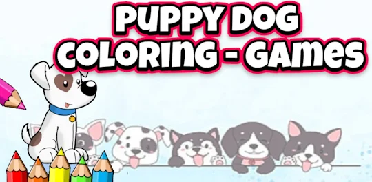cachorros para colorir - jogos