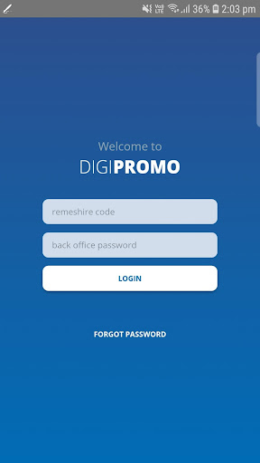 Android application DIGIPromo screenshort