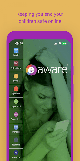 eAWARE for Parents Screen 3