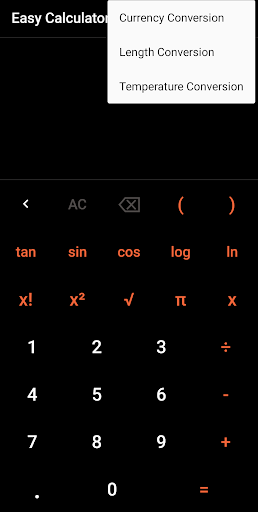 Android application Easy Math Calculator Convertor screenshort