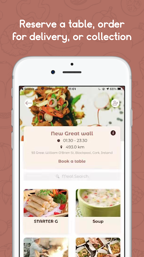 Android application great wall blackpool screenshort