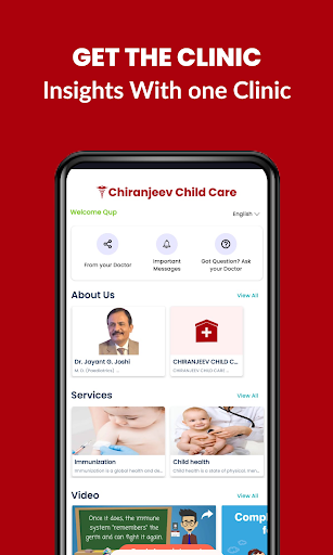 Android application Chiranjeev Child Care screenshort