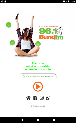 Rádio Band FM Livramento Screen 3