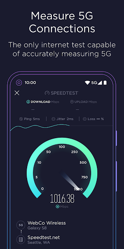 Speedtest van Ookla