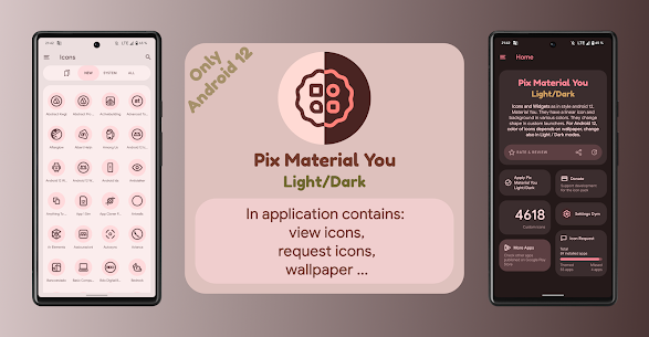 Pix Material You Light/Dark (MOD APK, Paid/Patched) v1.2 5