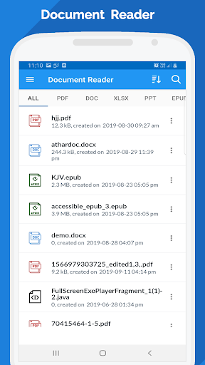 Android application Document Reader - PDF, DOCX, P screenshort