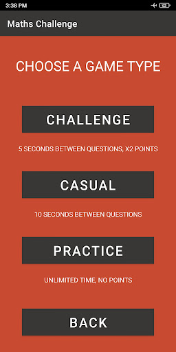 Maths Challenge Screen 2