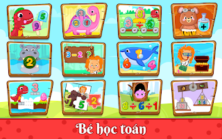 Bé Học Toán: Số Đếm, Cộng, Trừ - Screenshot 1