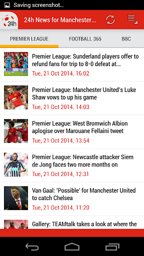 24h News for Man. United Screen 2