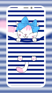 Cute Cat Cartoon Wallpaper HD