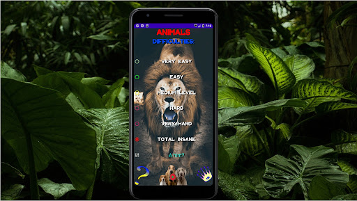 Android application Puzzle beautiful cute Animals screenshort