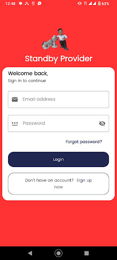 Standby Provider Screen 2
