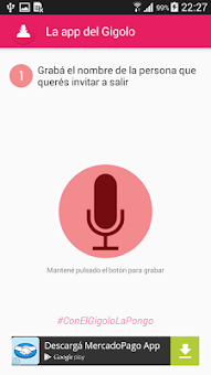 La app del Gigolo screenshot 1