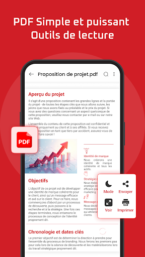 Lecteur de documents: PDF, DOC screenshot 2